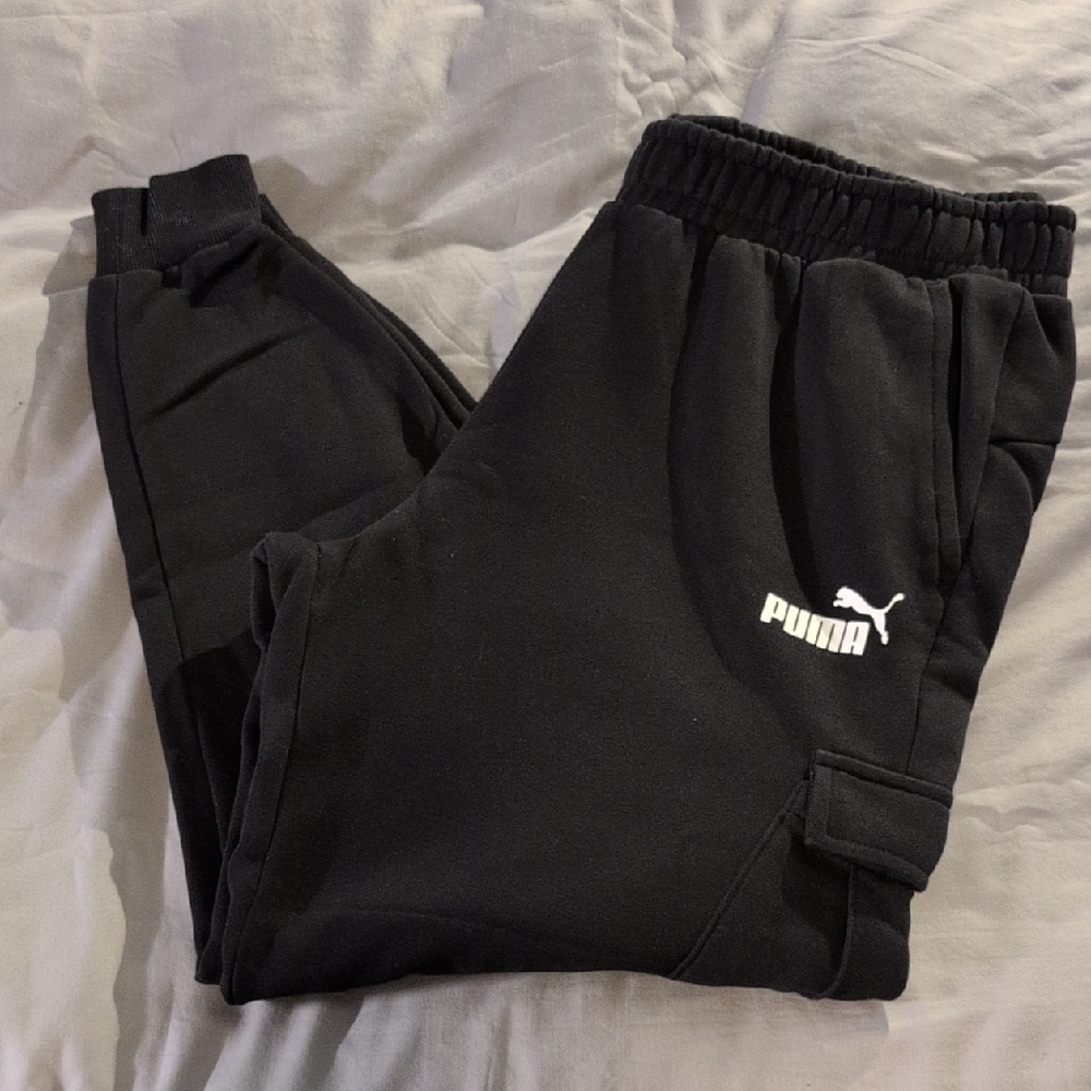 Puma Men's Heavyweight Fleece Cargo Joggers XL